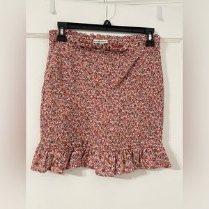 Aberecrombie and Fitch, floral mini skirt